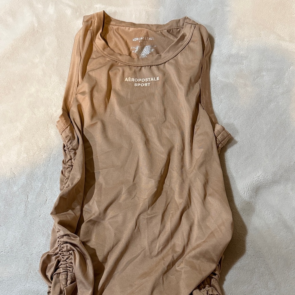 Aeropostale Sport Beige Sleeveless Top